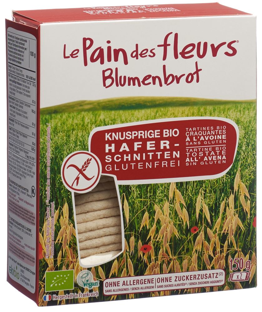 Le Pain des fleurs fette croccanti all’avena 150 g