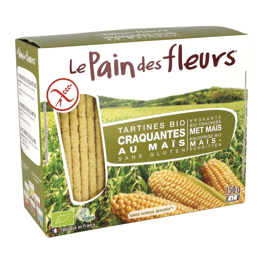 Le Pain des Fleurs fette croccanti di mais bio senza glutine 150 g