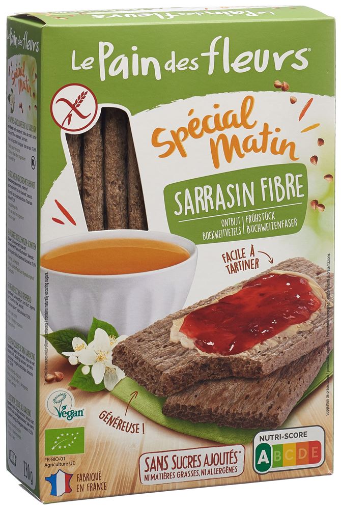 Le Pain des Fleurs speciale mattino al grano saraceno bio 230 g