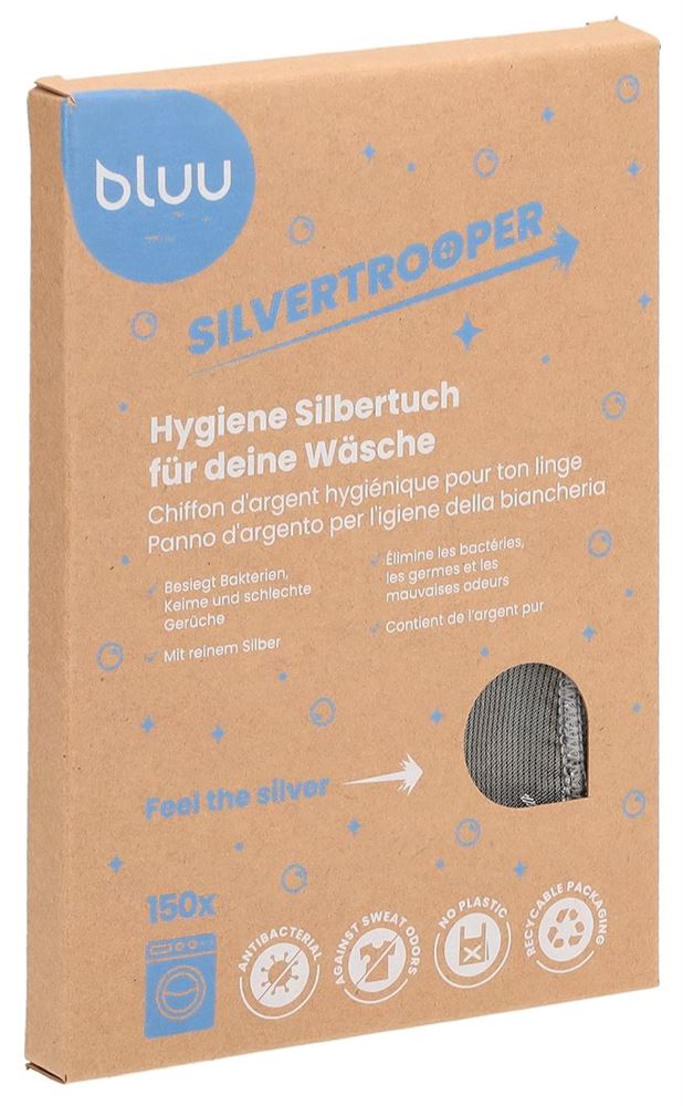 bluu Silvertrooper Hygiene Silbertuch