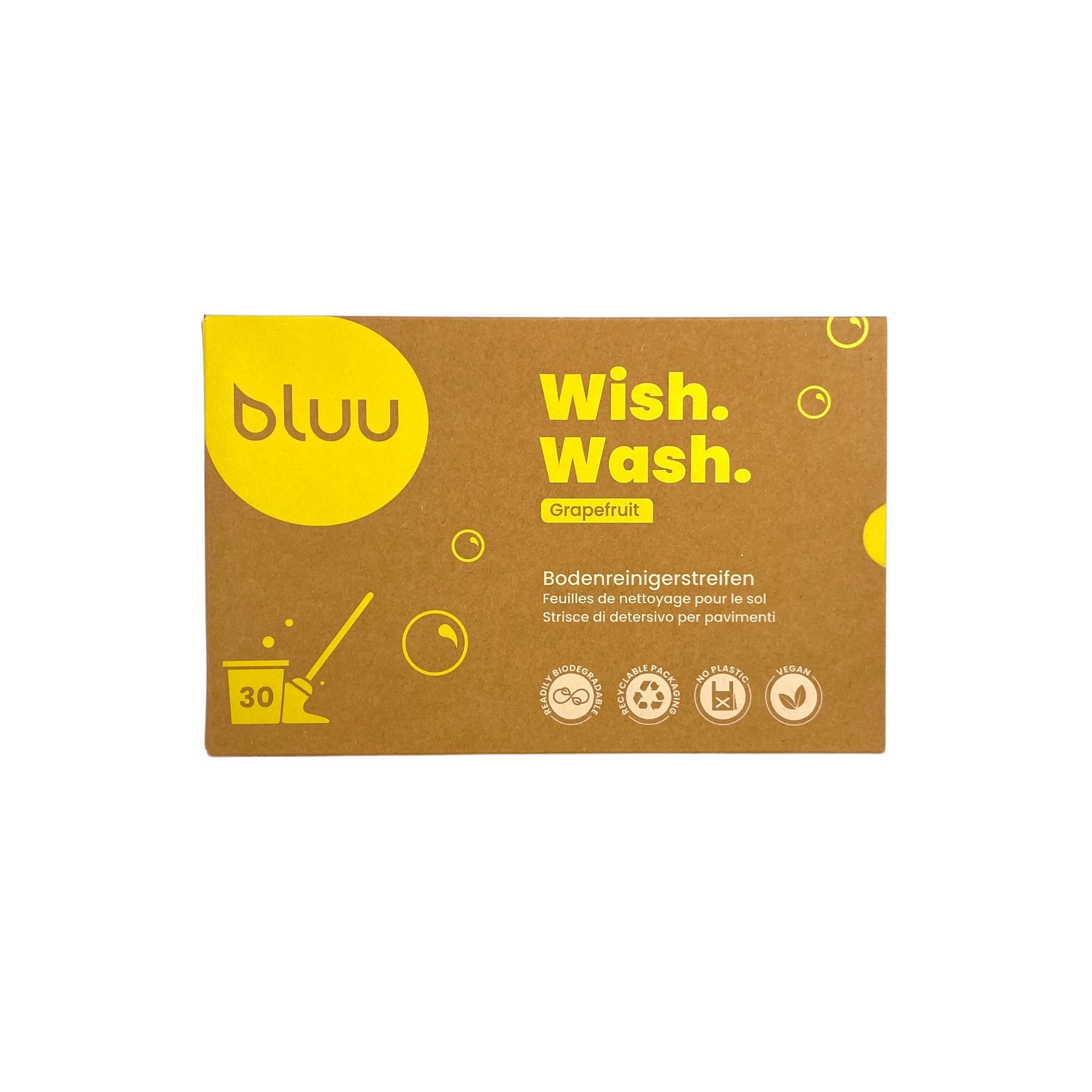 bluu Wish Wash Bodenreiniger 30 Stk