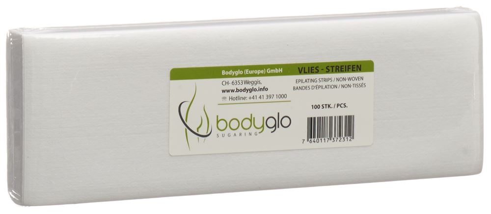 Bodyglo papier non-tissés 100 pce