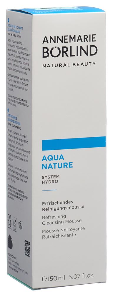 Annemarie Börlind Aquanature Reinigungsmousse Erfrisc: product photo