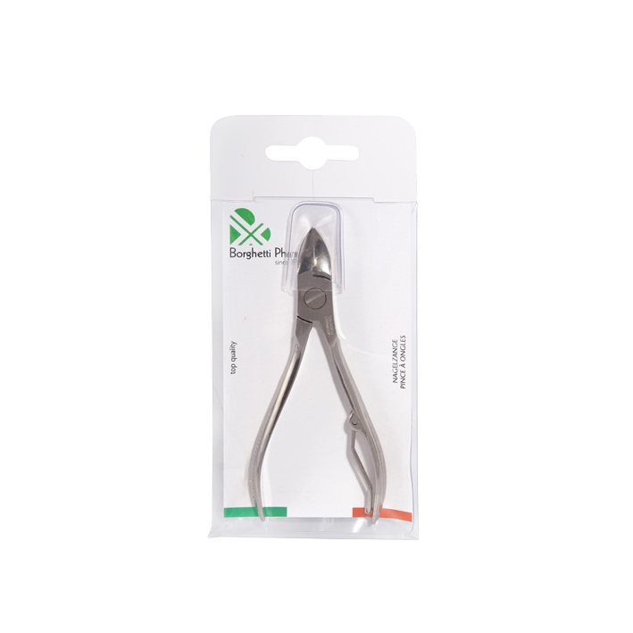 Image of Borghetti Nagelzange 10cm Stahl vernickelt