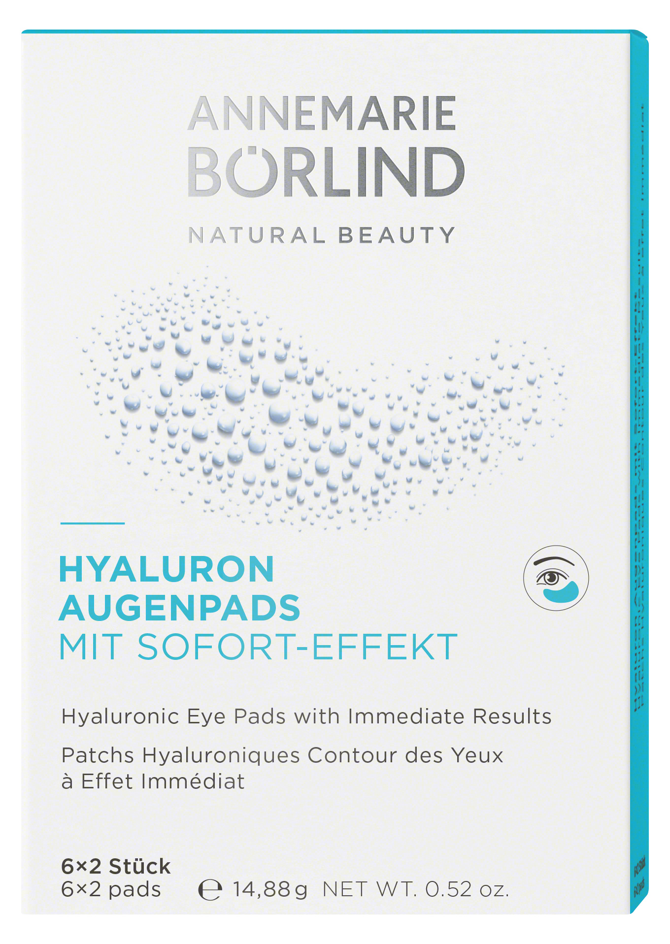 Börlind Hyaluron Augenpads Sofort Effekt 6 Stk | Gesichtspflege | Körperpflege & Schönheit
