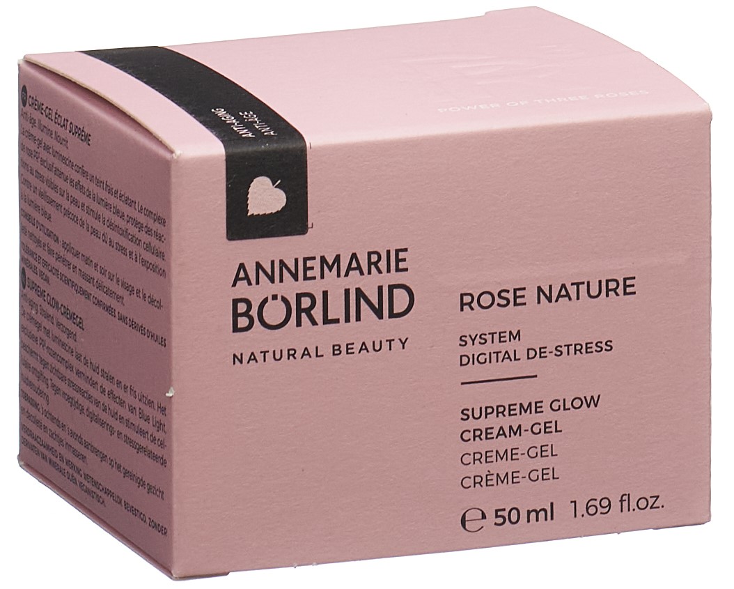 Image of Börlind Rose Nature Supreme Glow Cream Gel 50 ml