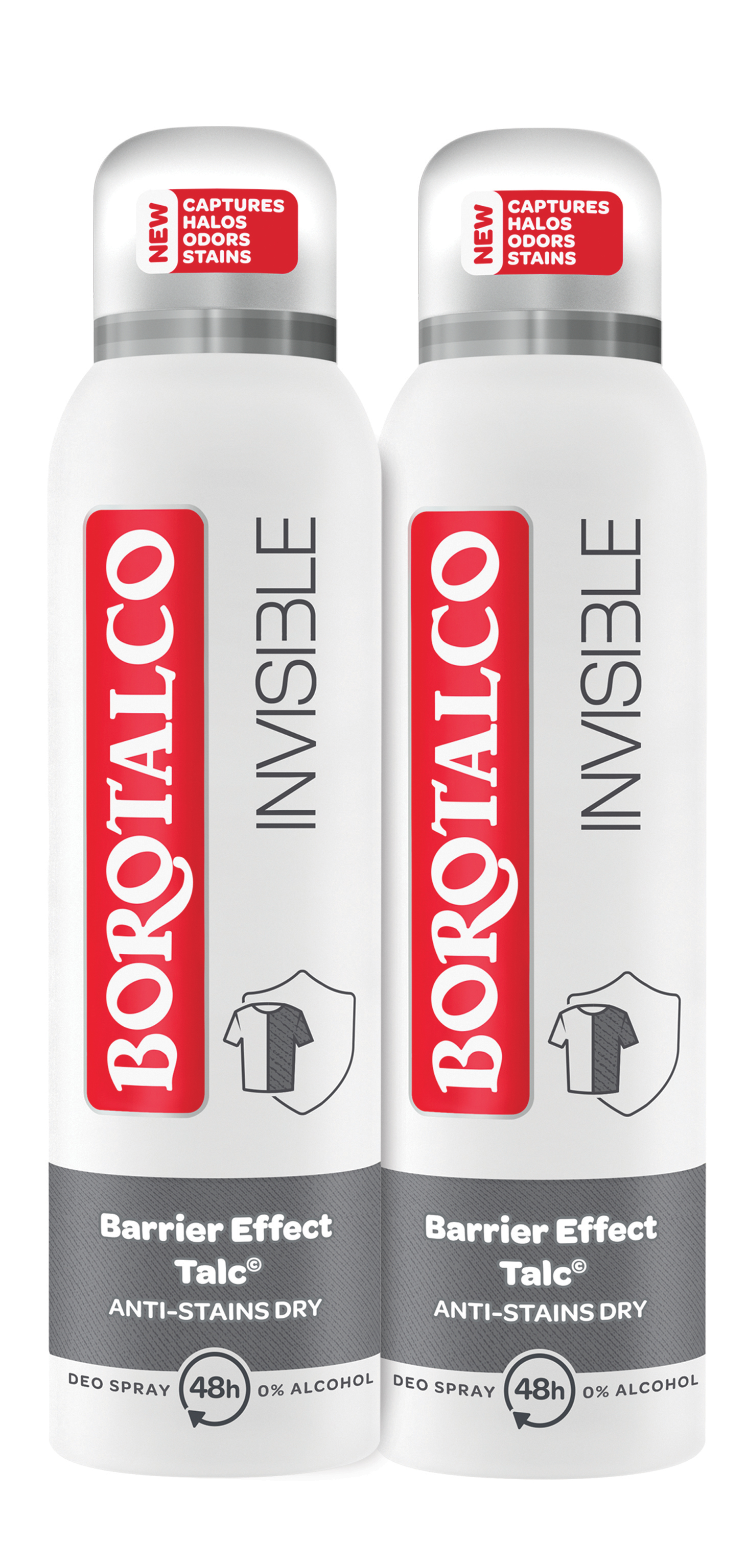 Image of Borotalco Deo Invisible Spray 2 x 150 ml
