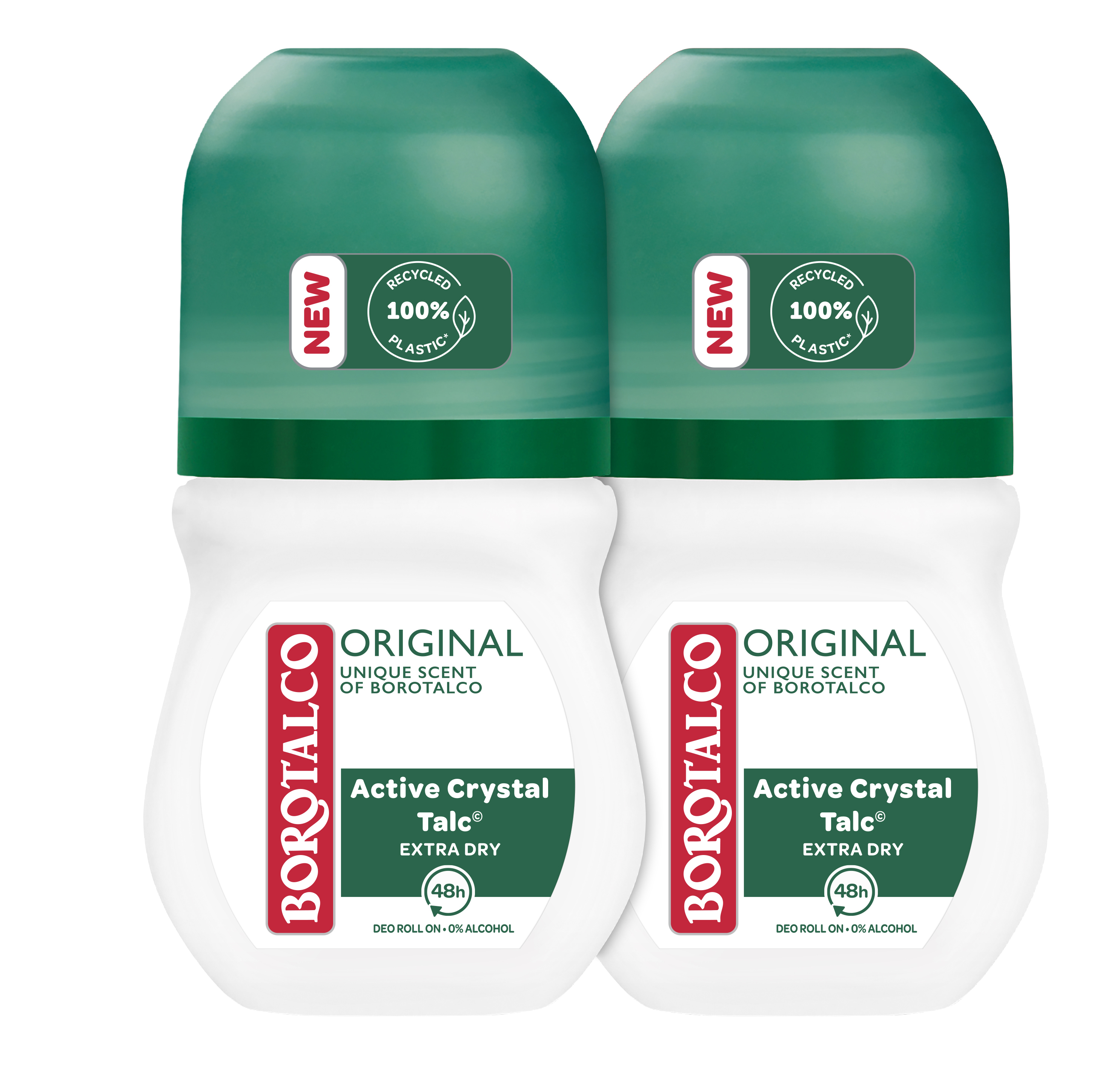 Image of Borotalco Deo Original Roll on 2 x 50 ml