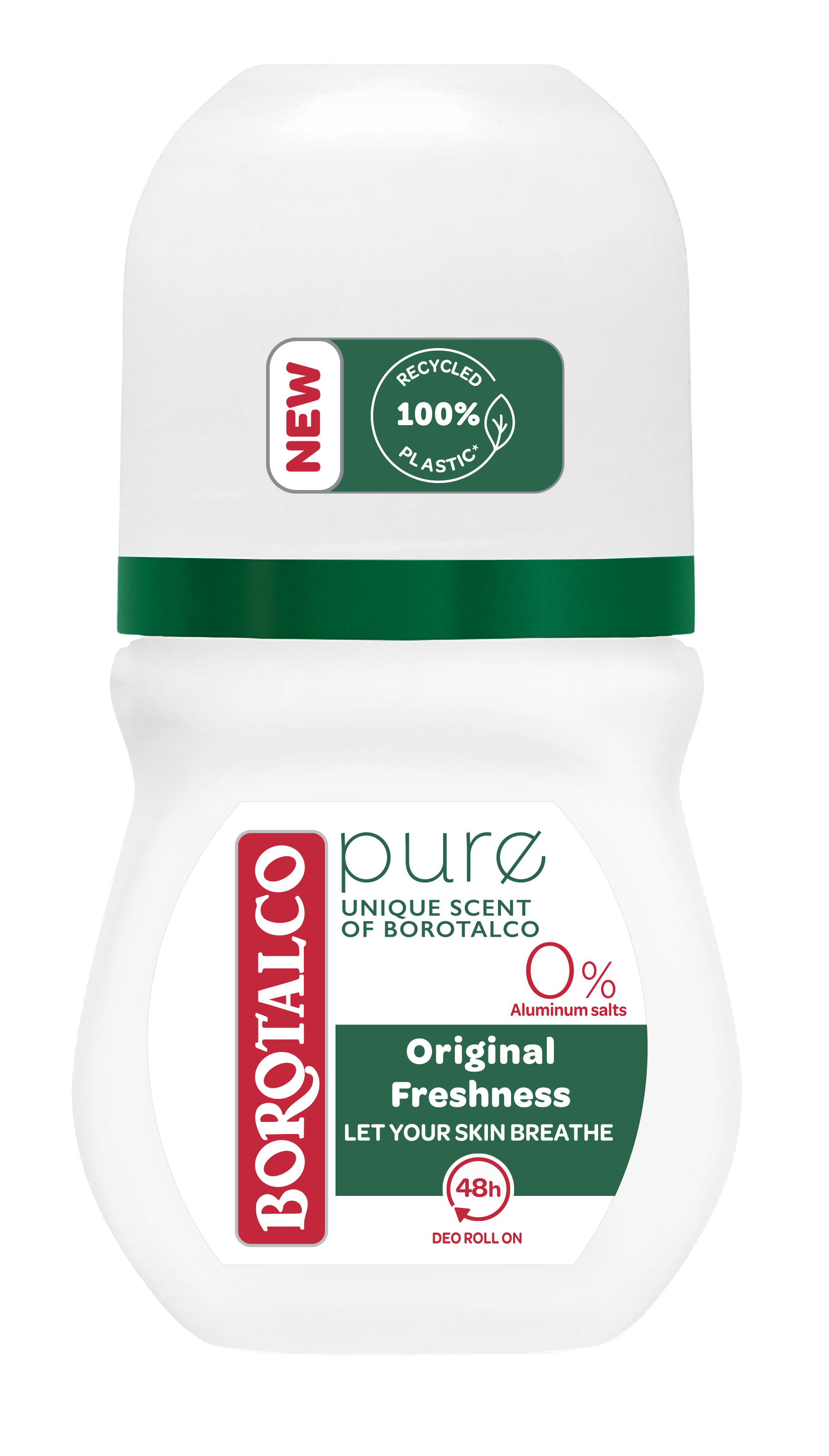 Image of Borotalco Deo Pure Original Unique Scent of Borotalco Roll on 50 ml