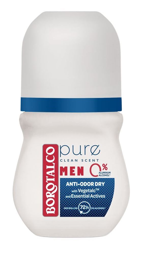 Borotalco Men Deo Roll-on Pure 50 ml
