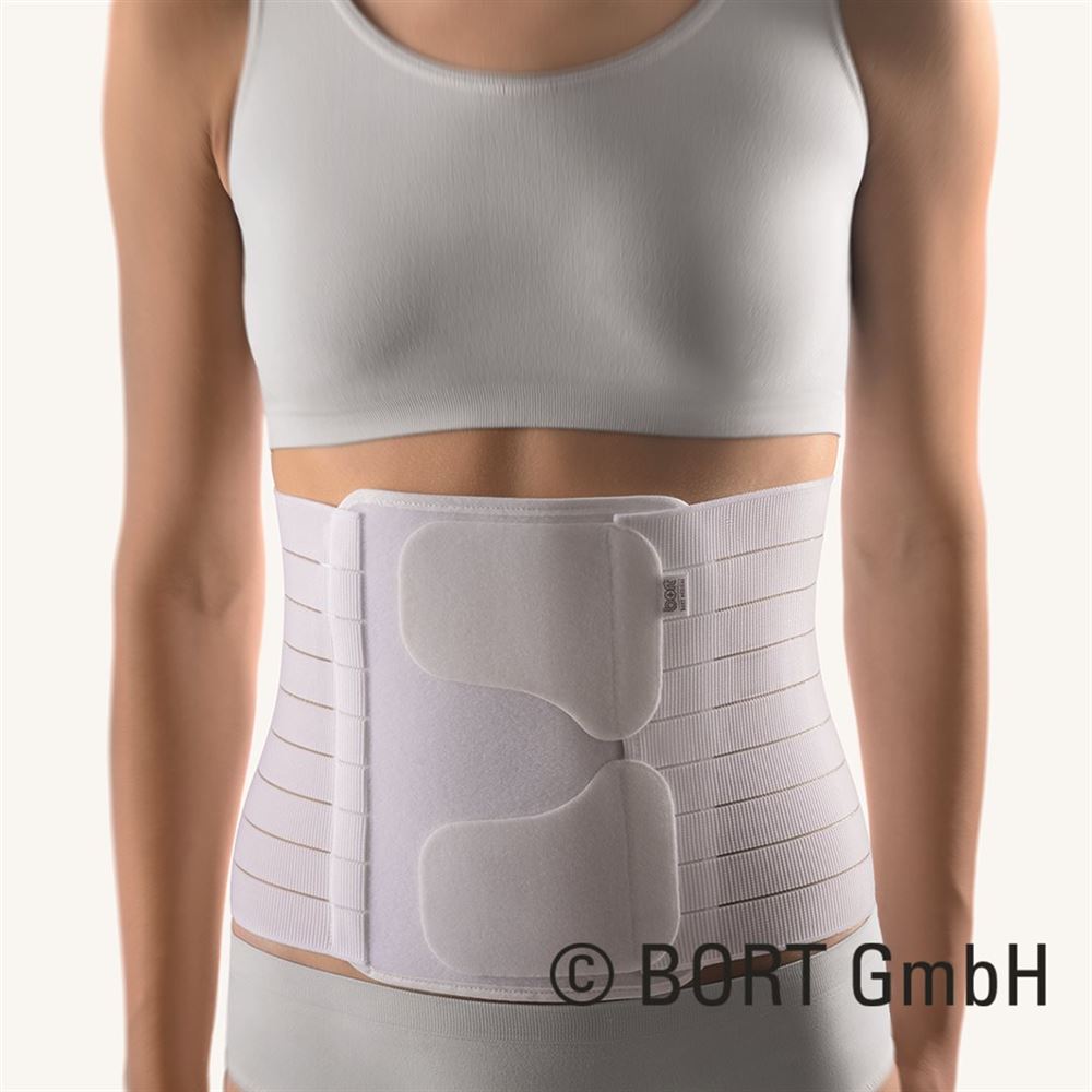 Bort Abdominalstütze 21cm Gr6 weiss