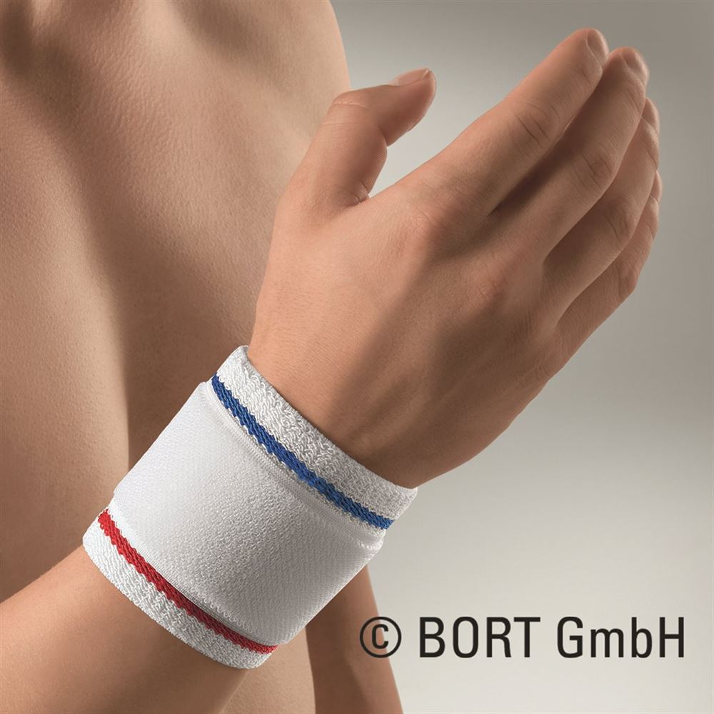 Bort ActiveColor Handgelenkbandage M -19cm weiss
