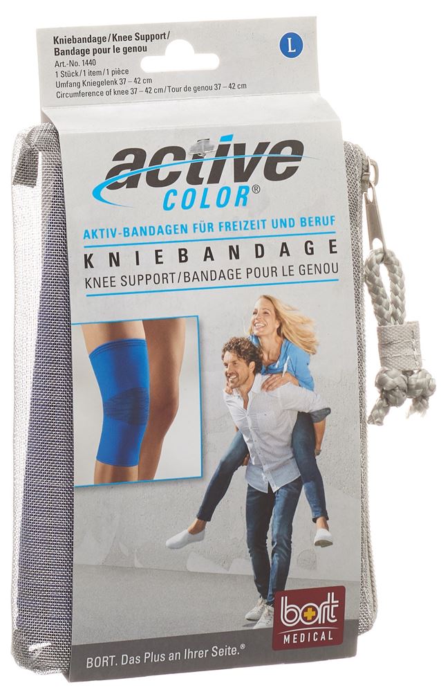 Bort ActiveColor ginocchiera L +37cm blu