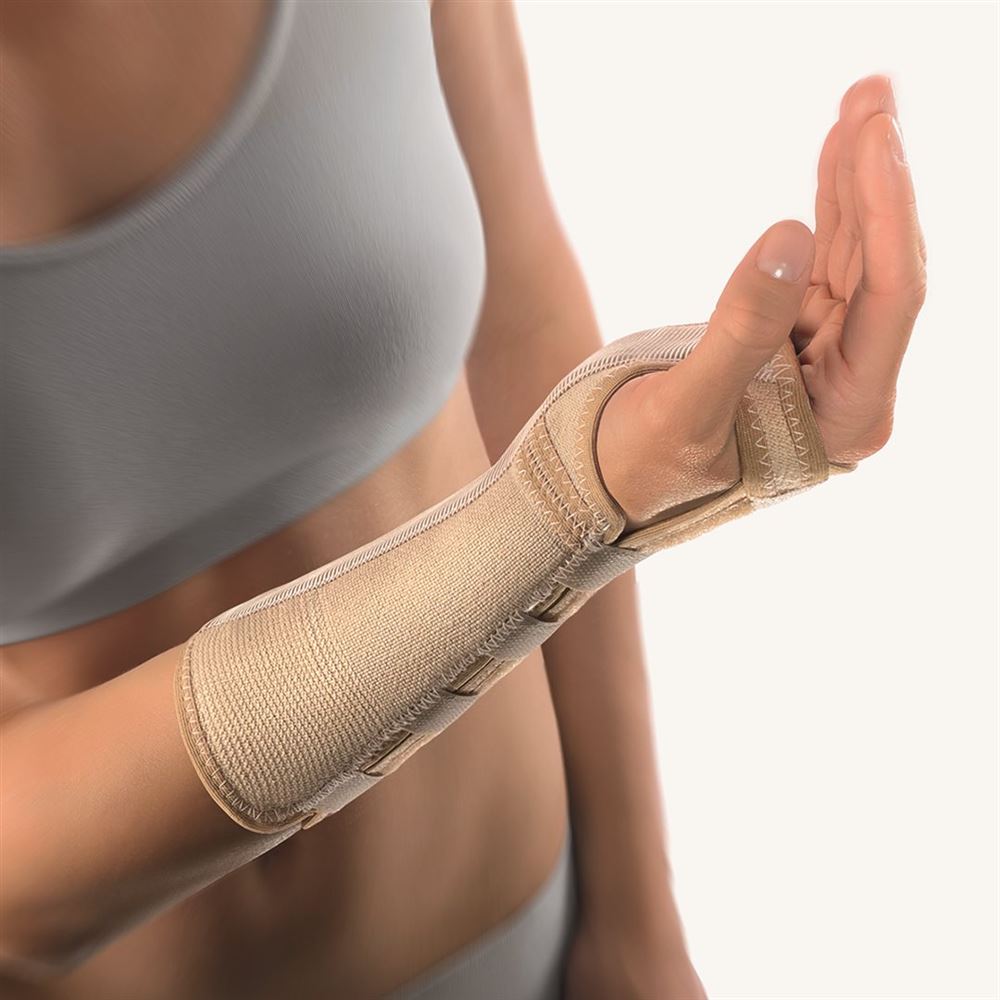 Image of Bort Arm- und Handgelenkstütze S -17cm rechts beige