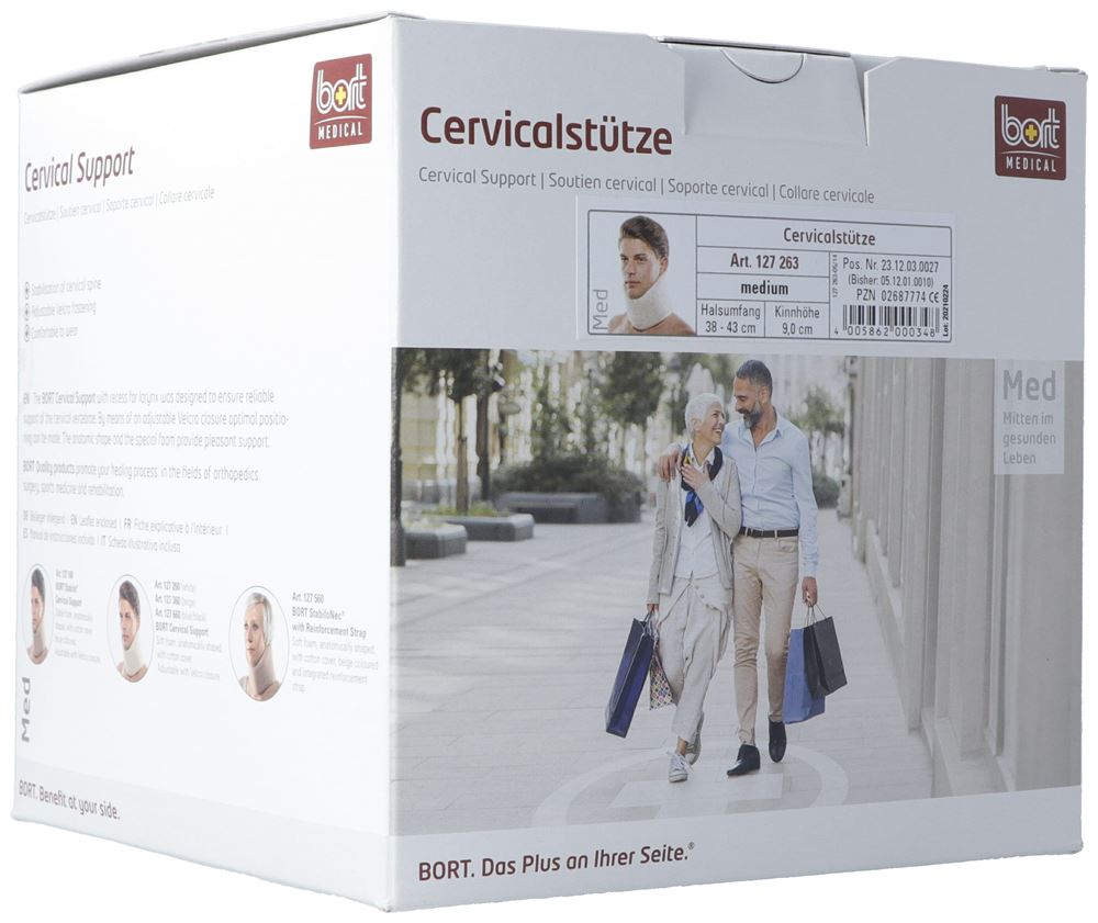 Image of Bort Cervicalstütze 9cm M weiss