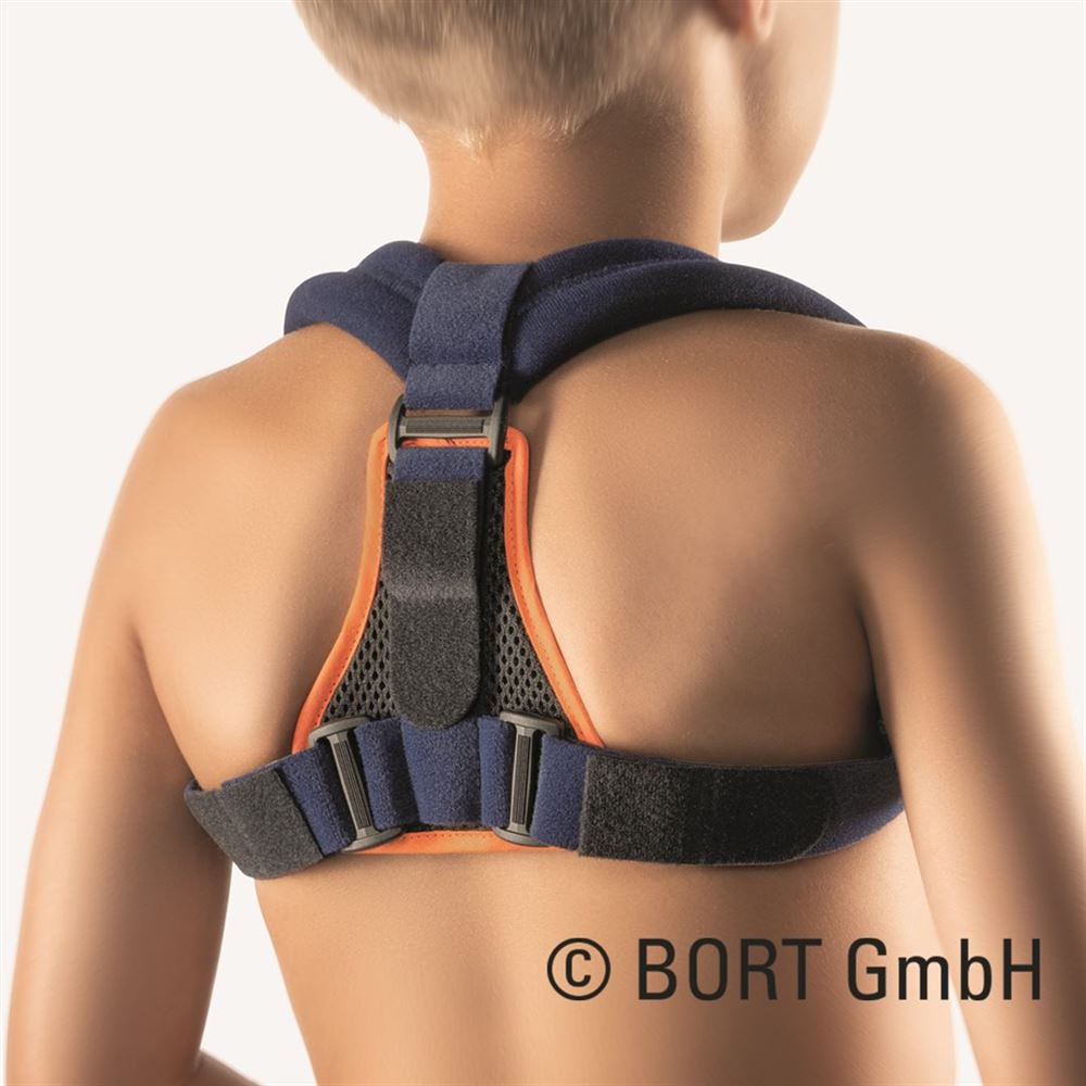Bort Clavicula-Bandage kids blau