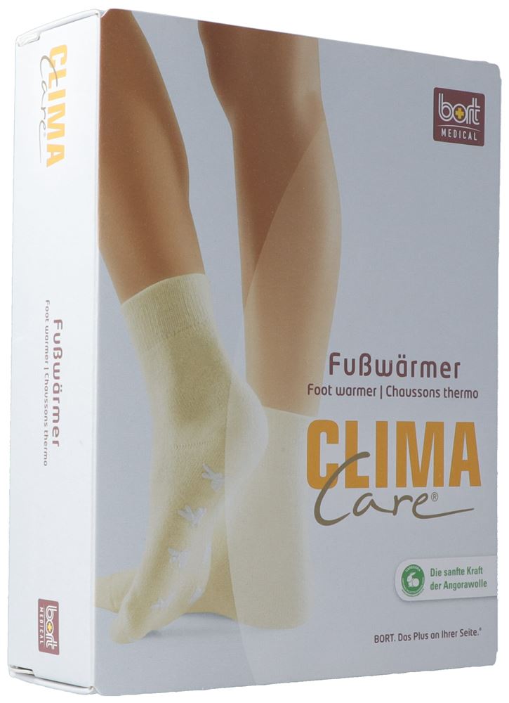 Image of Bort ClimaCare Fusswärmer M 39-41 weiss 1 Paar