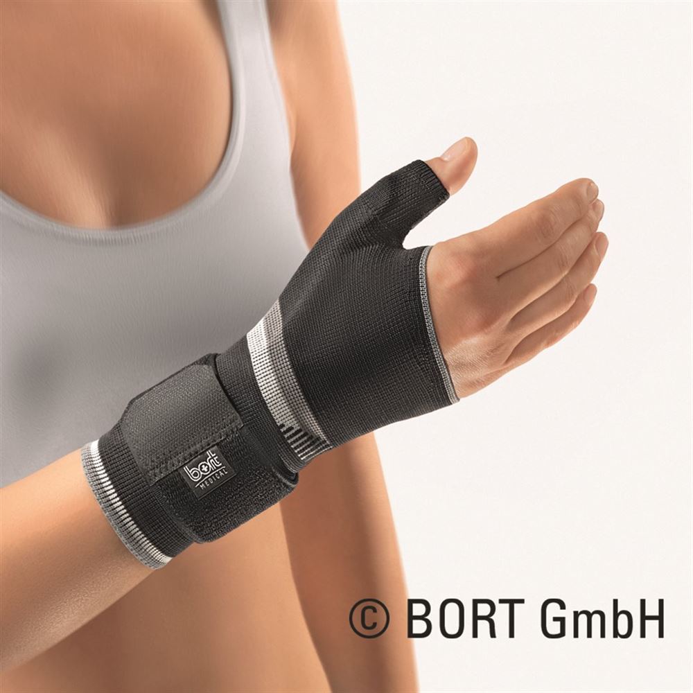 Bort Daumen-Handbandage L -19cm schwarz