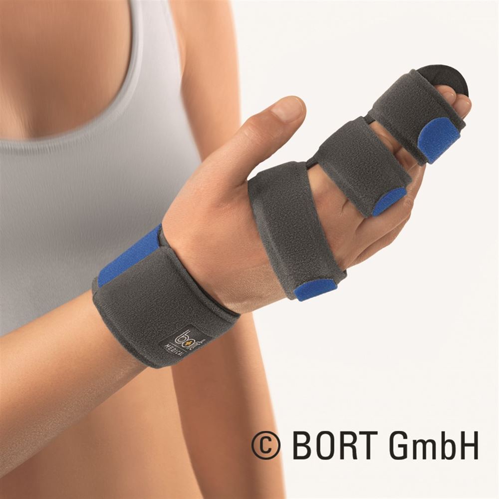 Bort DigiSoft Fingerorthese Gr2 +19cm grau