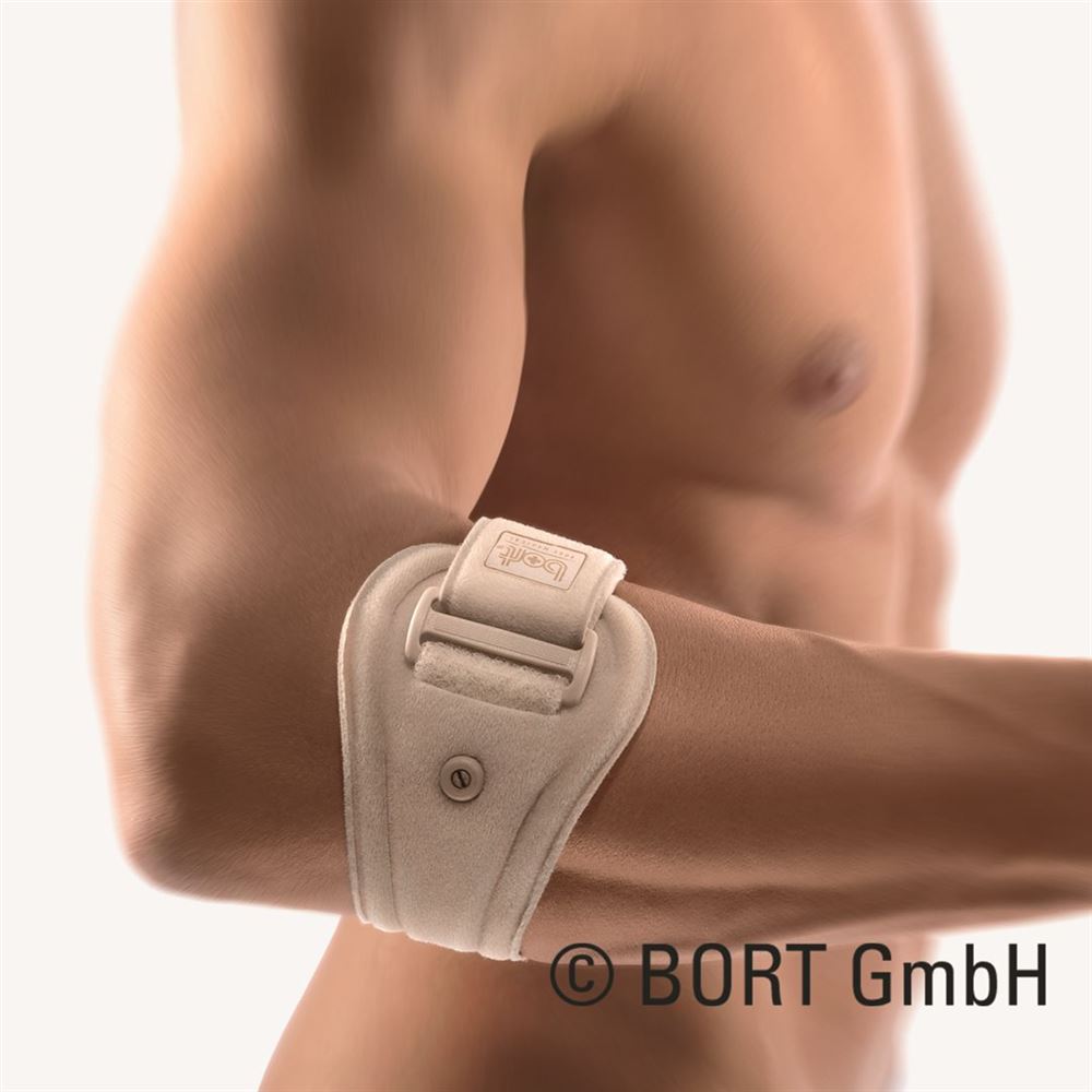 Bort EpiContur bride épicondylite avec 2 pelotes Gr0 -25cm beige