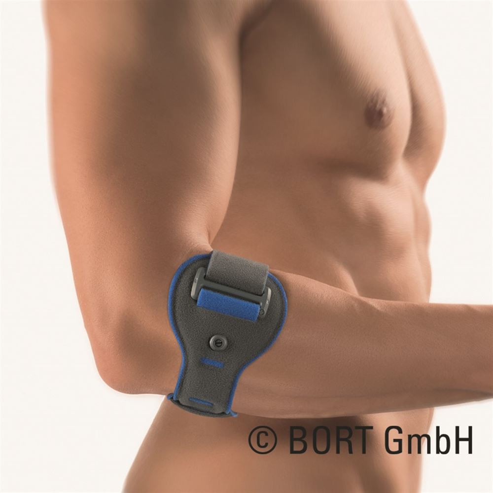 Bort EpiContur bracciale epicondilite con 1 cuscinetto grigio