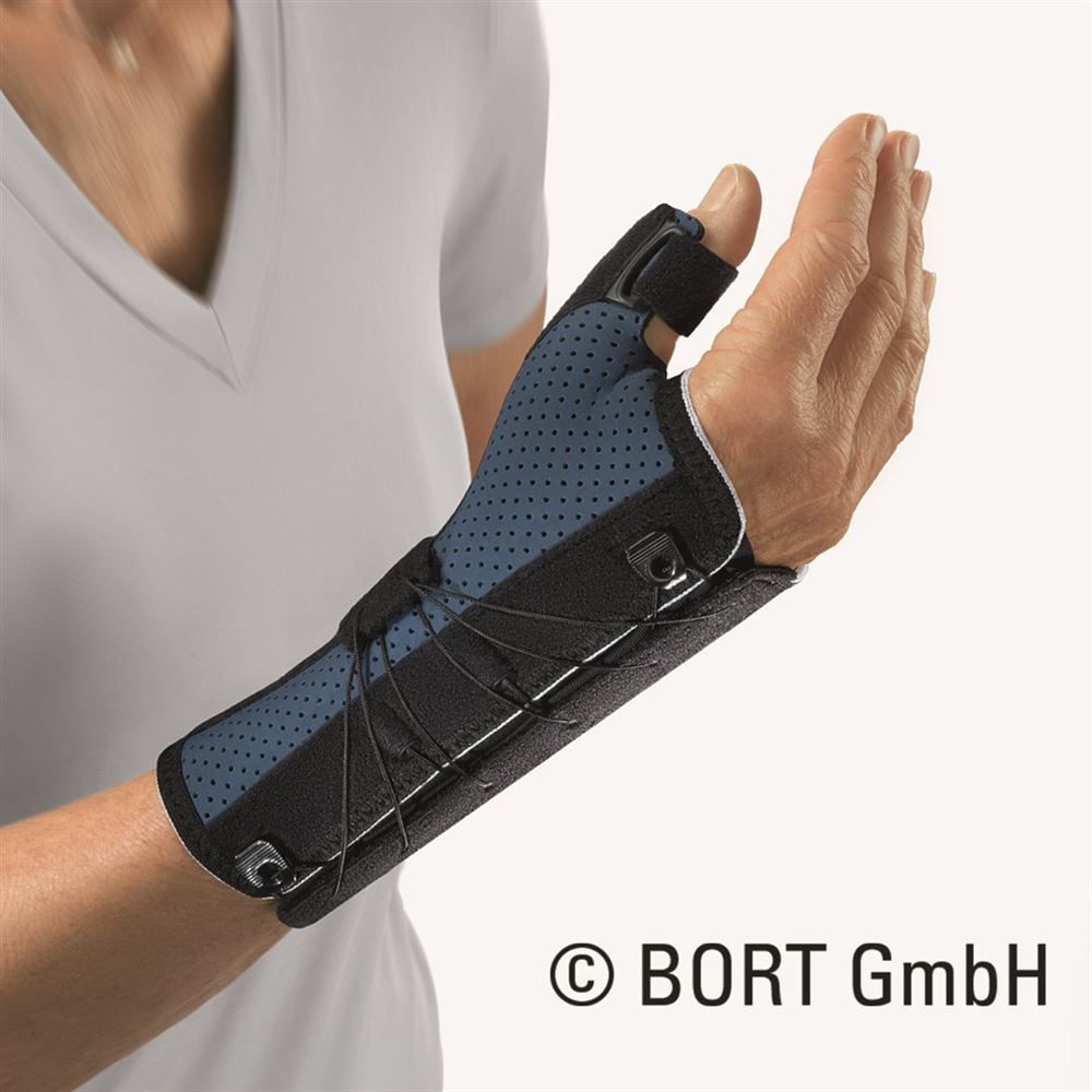 Bort Generation Daumen-Handorthese M links blau