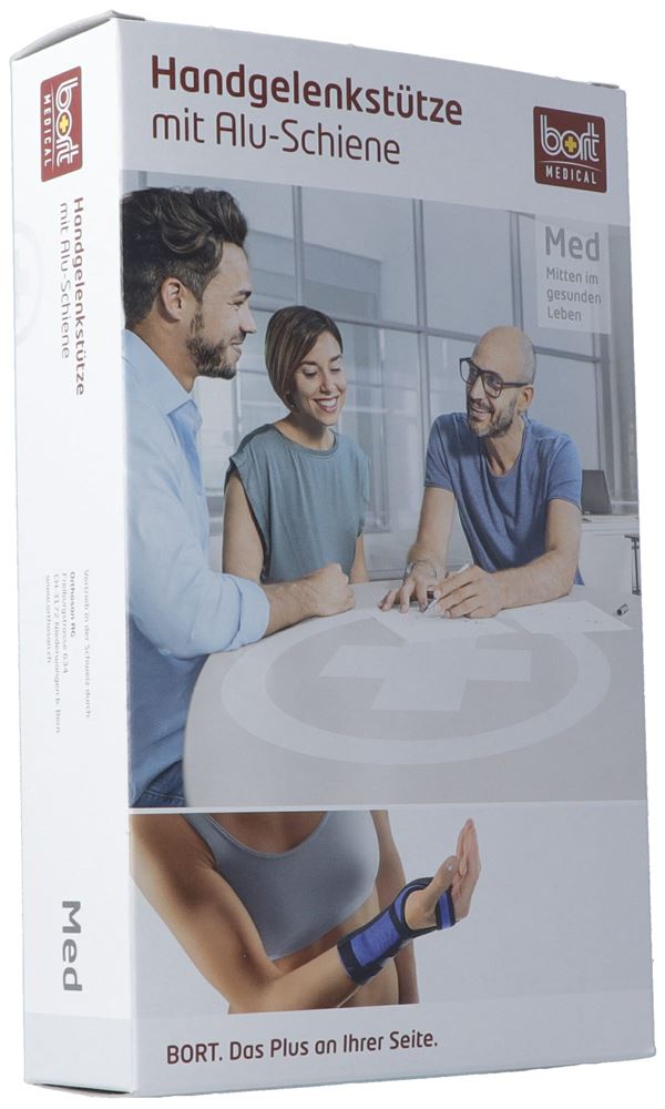 Image of Bort Handgelenkstütze Schiene links S -17cm beige