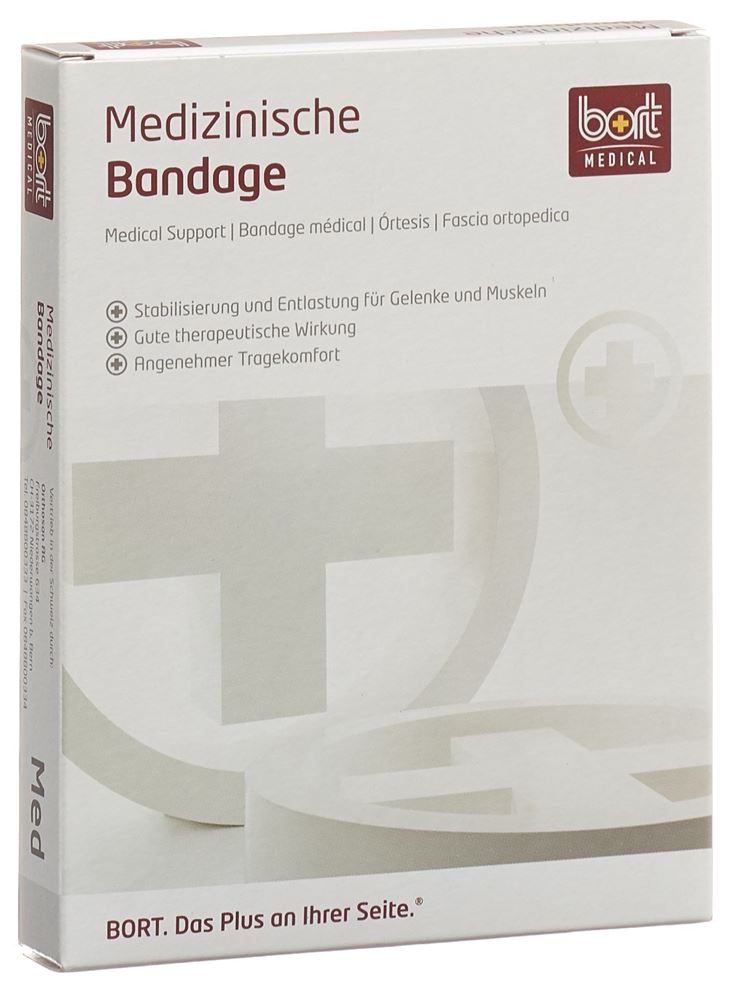 Bort Knöchelstütze Zweizug L -25cm beige