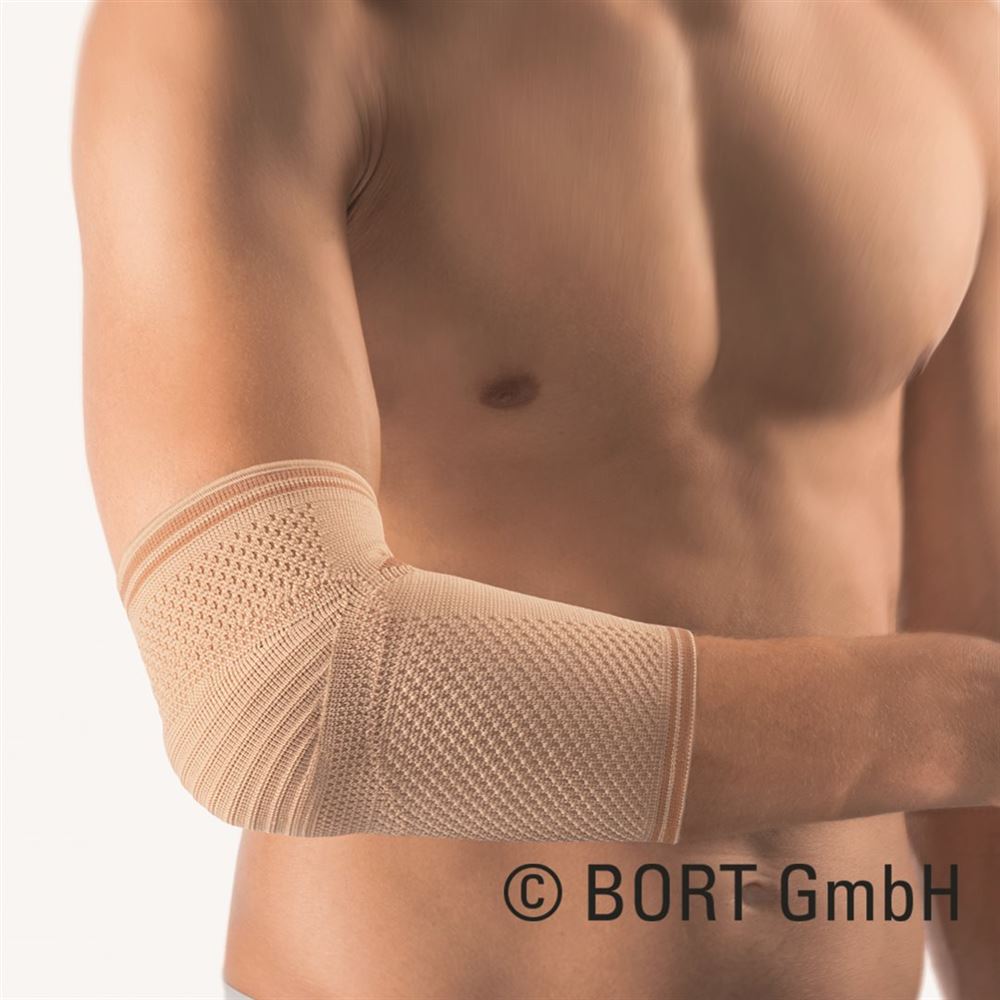 Bort KubiTal Ellenbogen-Polster-Bandage XXS beige