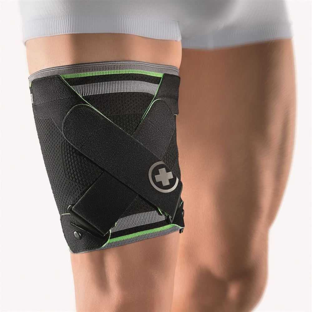 Image of Bort MyoActive Sport Oberschenkelstütze XL schwarz/grün