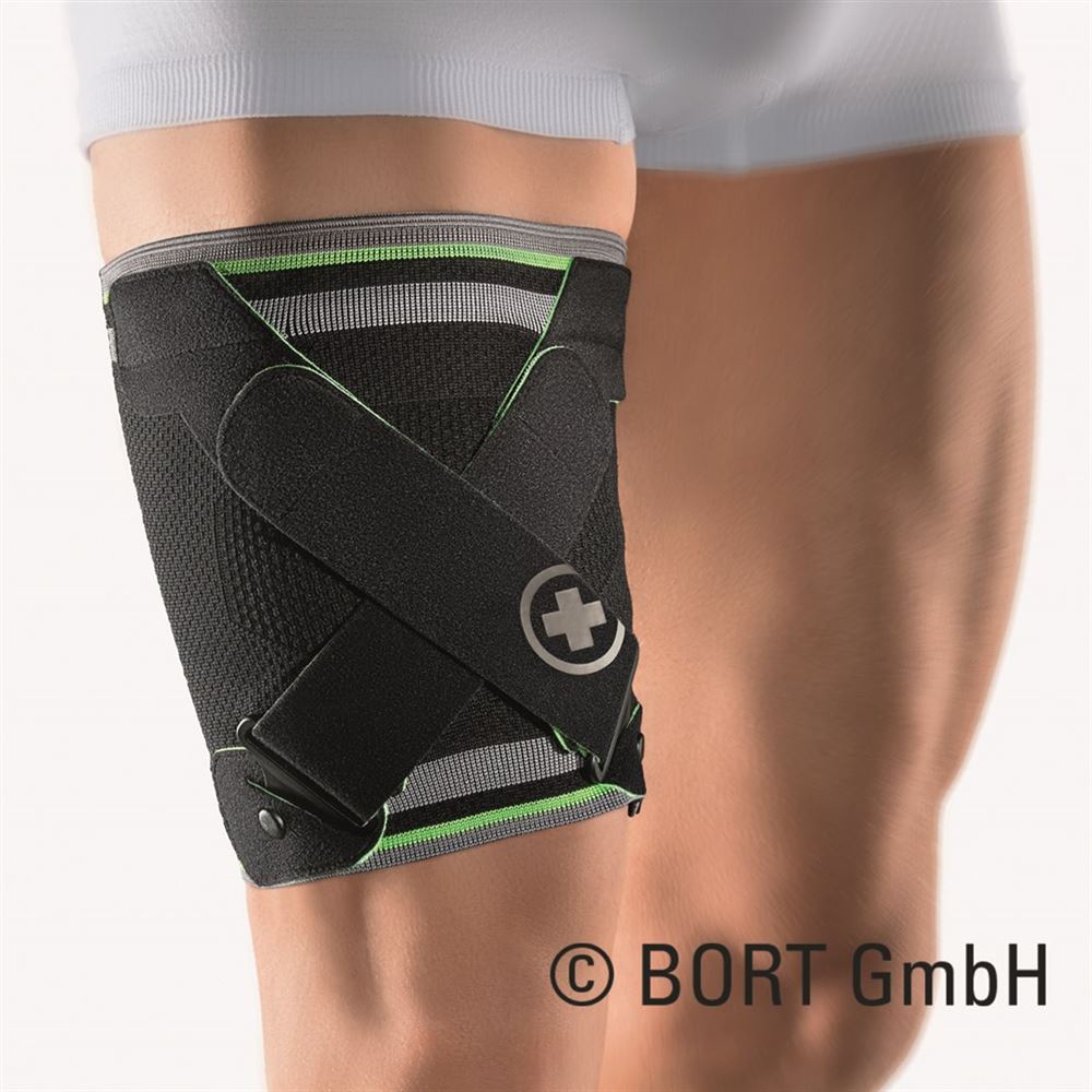 Bort MyoActive Sport Oberschenkelstütze M schwarz/grün