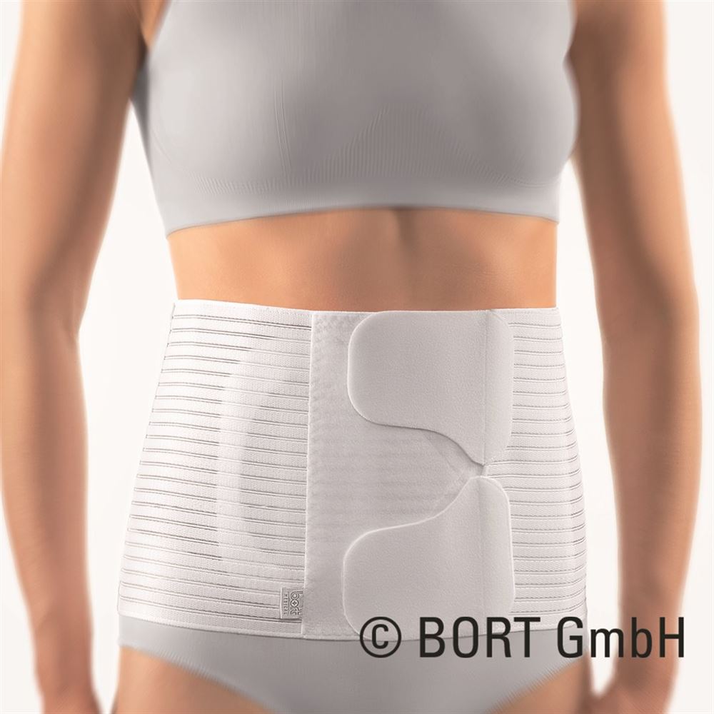 Bort Narbenbruch Bandage L 21cm weiss