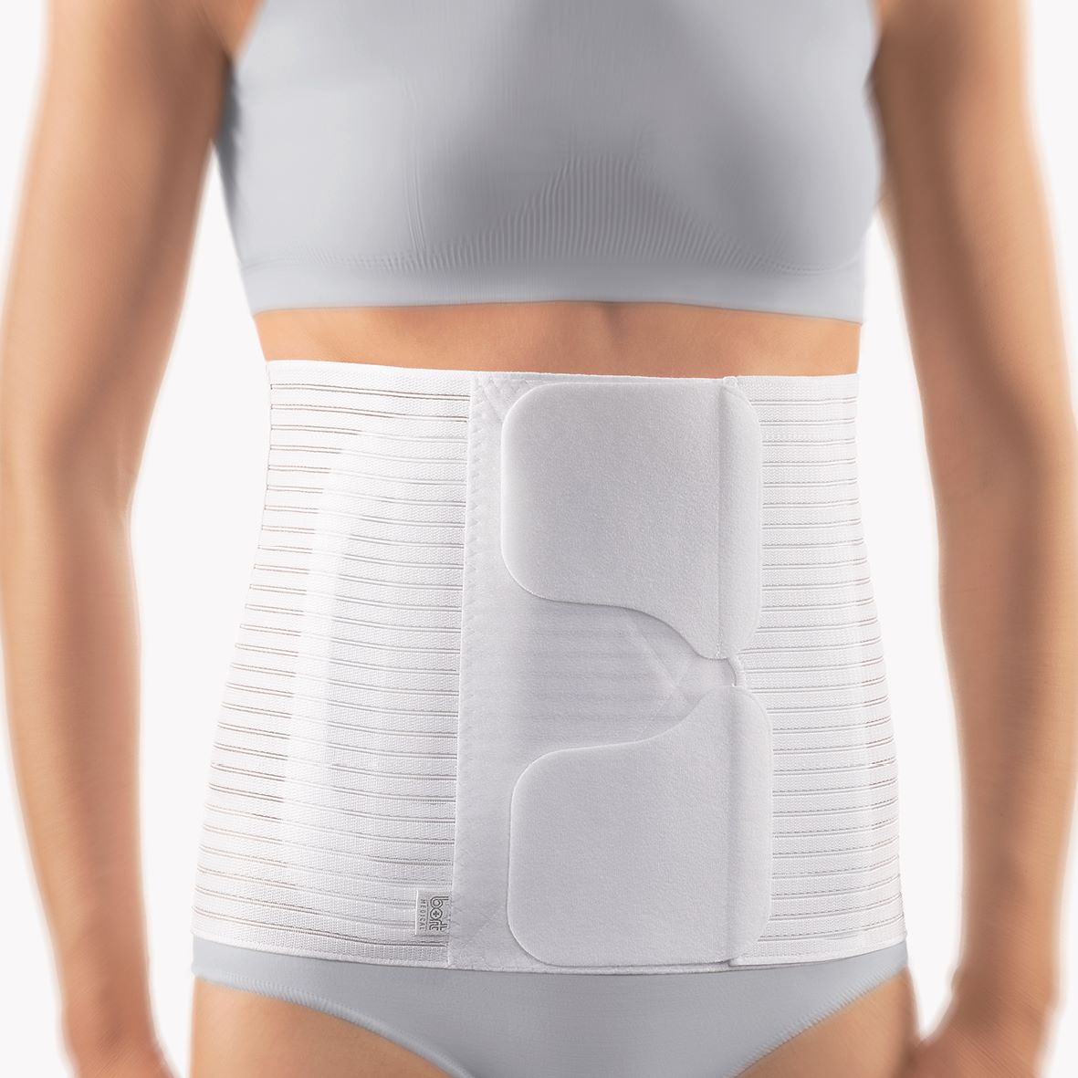 Bort Narbenbruch Bandage L 26cm weiss
