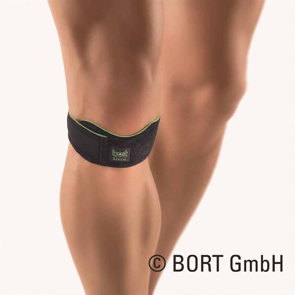 Bort fascia di fissaggio per tendine rotuleo sport Gr2 nero/verde