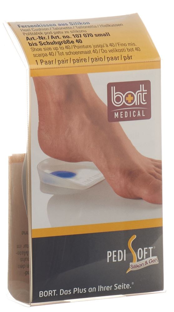 Image of Bort PediSoft Fersenkissen S -40 mit Softspot 2 Stk