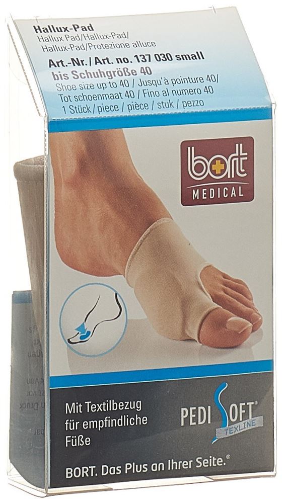 Image of Bort PediSoft Texline Hallux Pad S