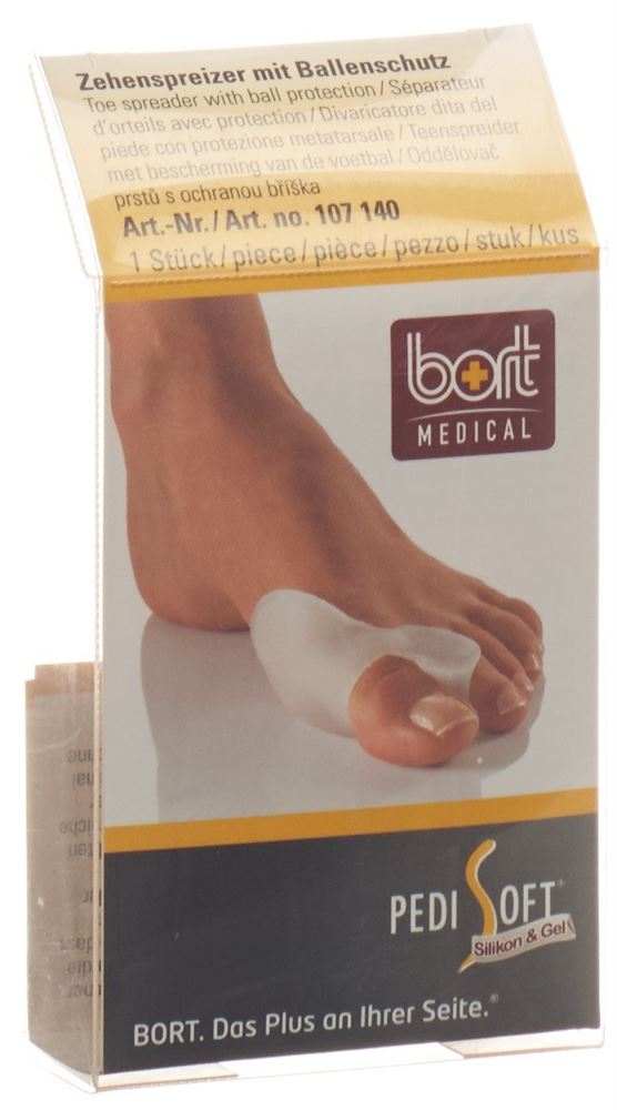 Bort PediSoft support écart doigts avec protection plante du pied