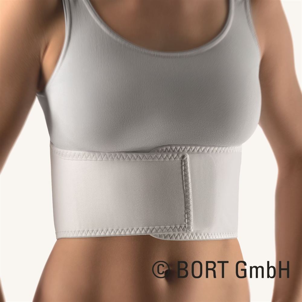 Bort Rippengürtel Damen 12/16cm XL -102cm weiss