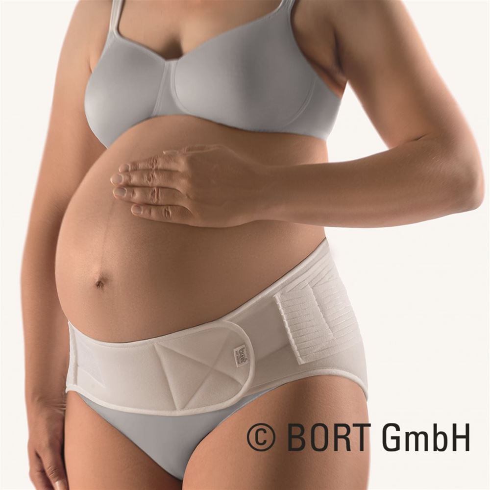 Bort Rückenbandage für Schwangere Gr0 weiss
