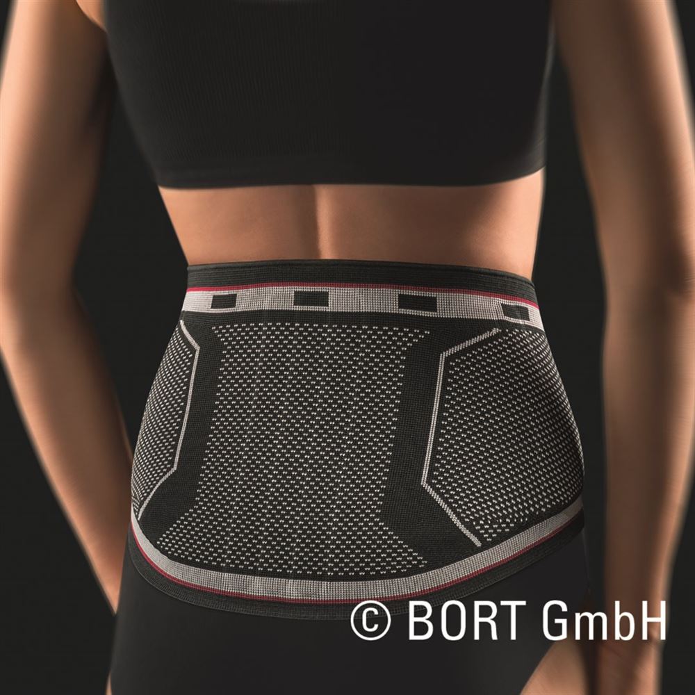 Bort select Lady Rückenbandage Gr6 mit Pelotte schwarz