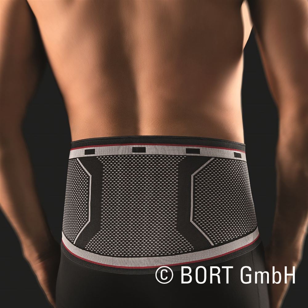Bort select Rückenbandage Gr5 mit Pelotte schwarz
