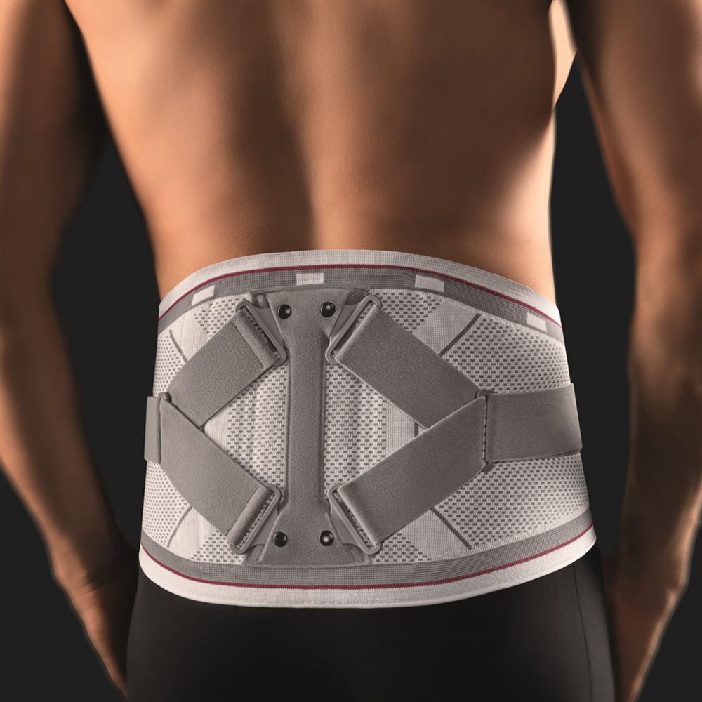 Image of Bort select Stabilo Rückenbandage Gr2 mit Pelotte silbergrau