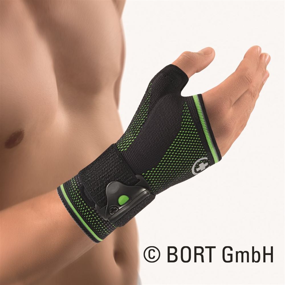 Bort SellaFlex Daumenstütze Sport M schwarz/grün
