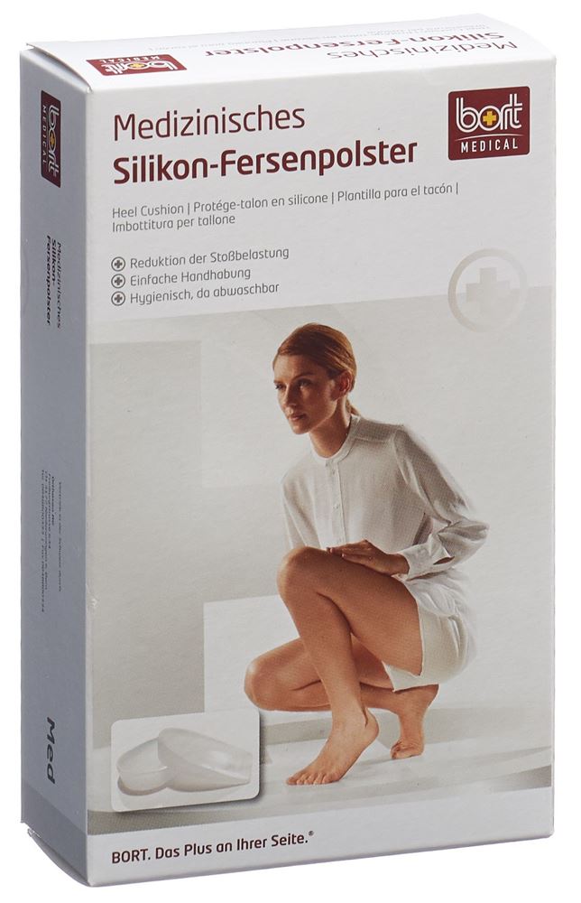 Image of Bort Silikon-Fersenpolster M-41 1 Paar