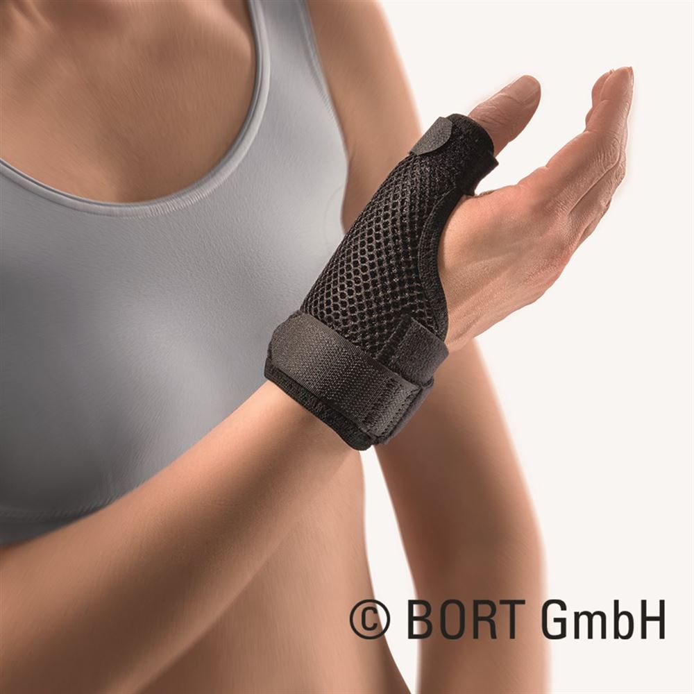 Bort Soft stecca pollice lunga M -19cm nero