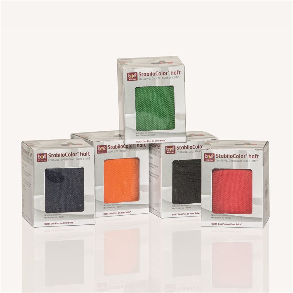 Bort Stabilo Color Binde 8cmx5m kohesiv grün