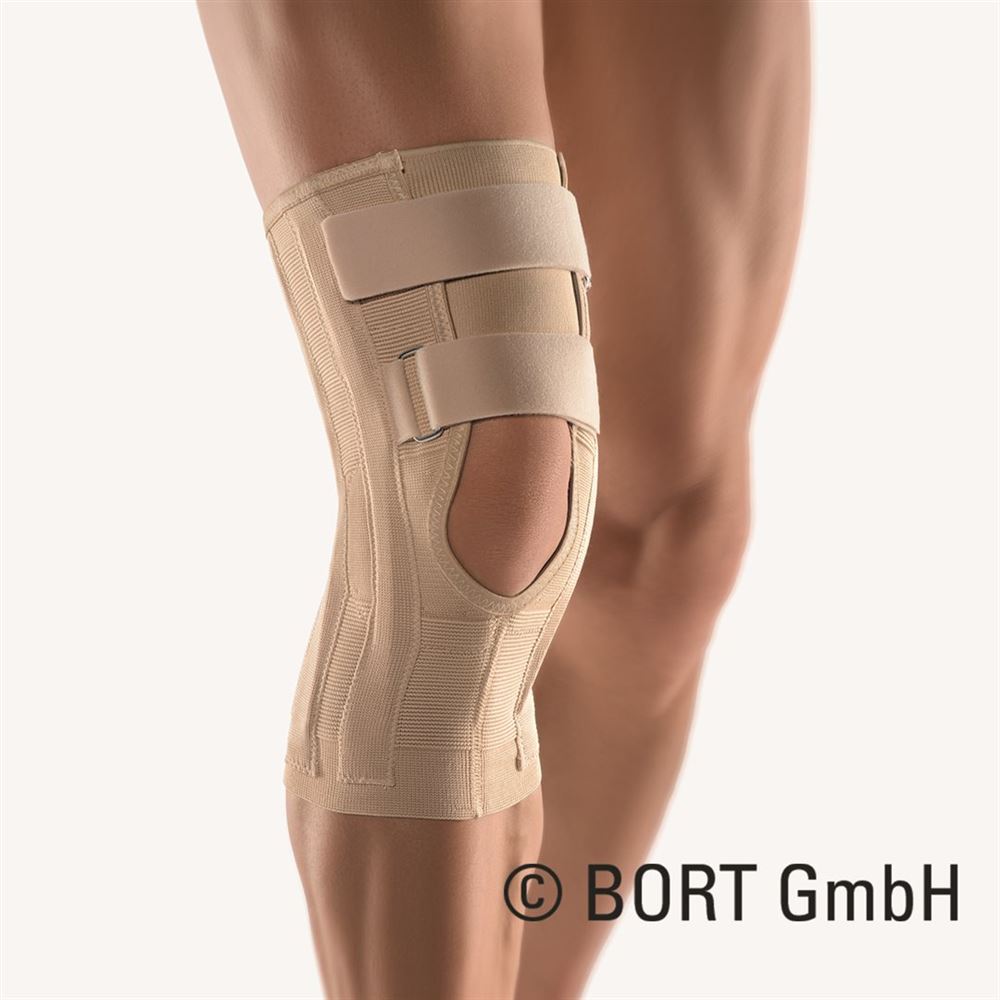 Bort Stabilo Kniebandage spezialweit Gr7 -55cm beige