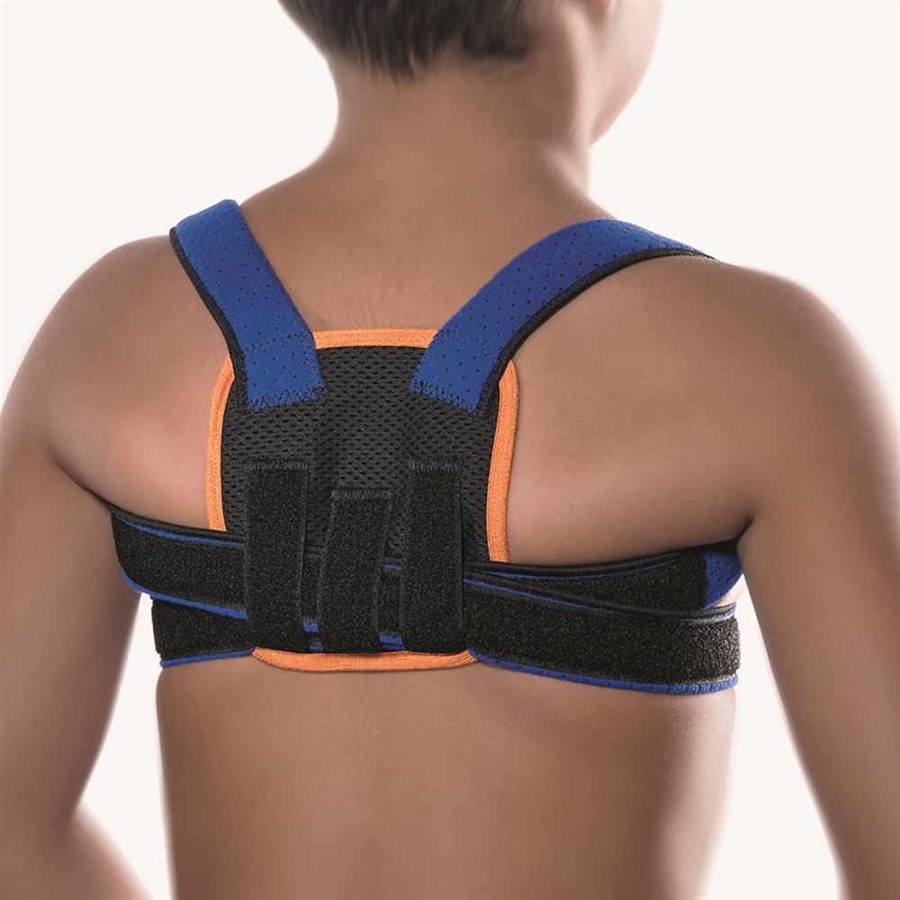 Bort StabiloFix Claviculaband kids verstellbar Gurt bleu