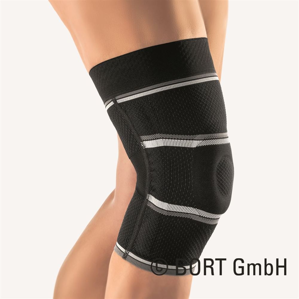 Bort StabiloGen Eco 3+ mit Haftband kurz schwarz