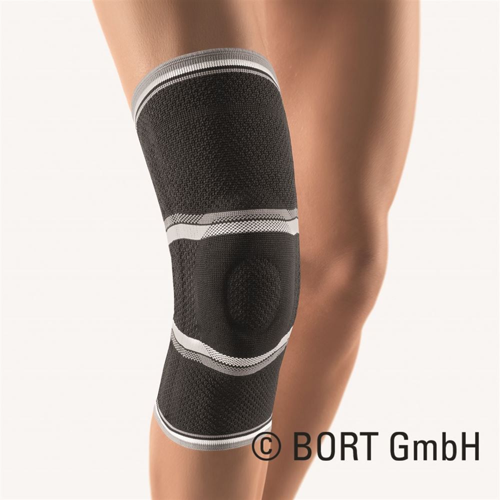 Bort StabiloGen Kniebandage Gr2 latexfrei schwarz